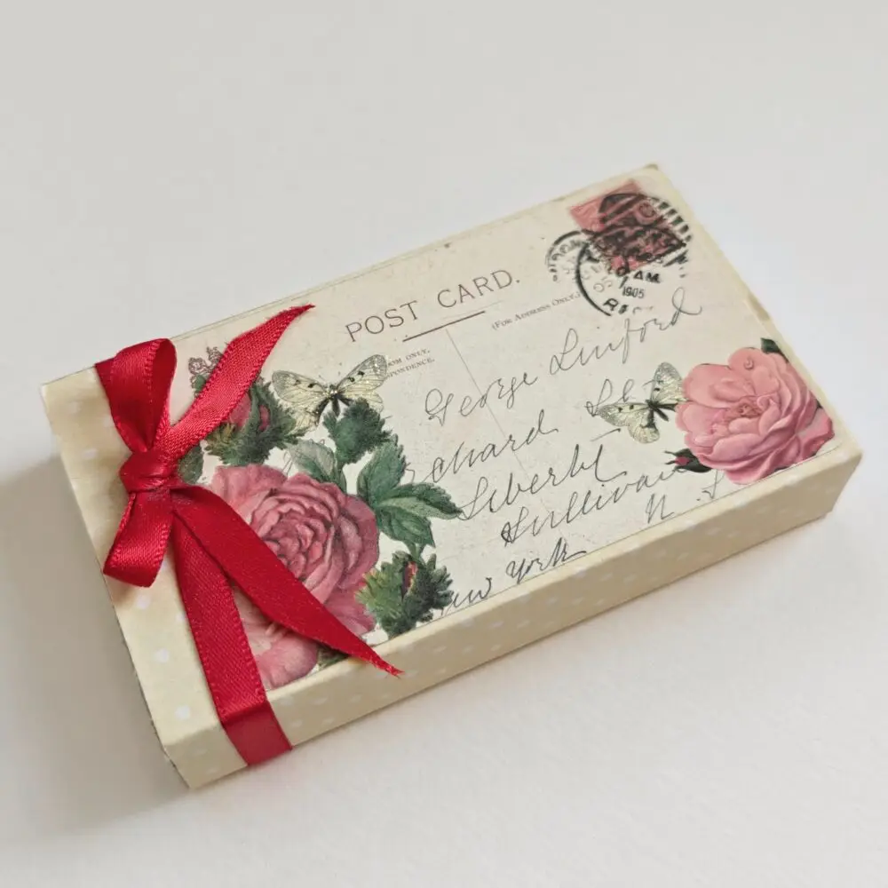 tändsticksask post card