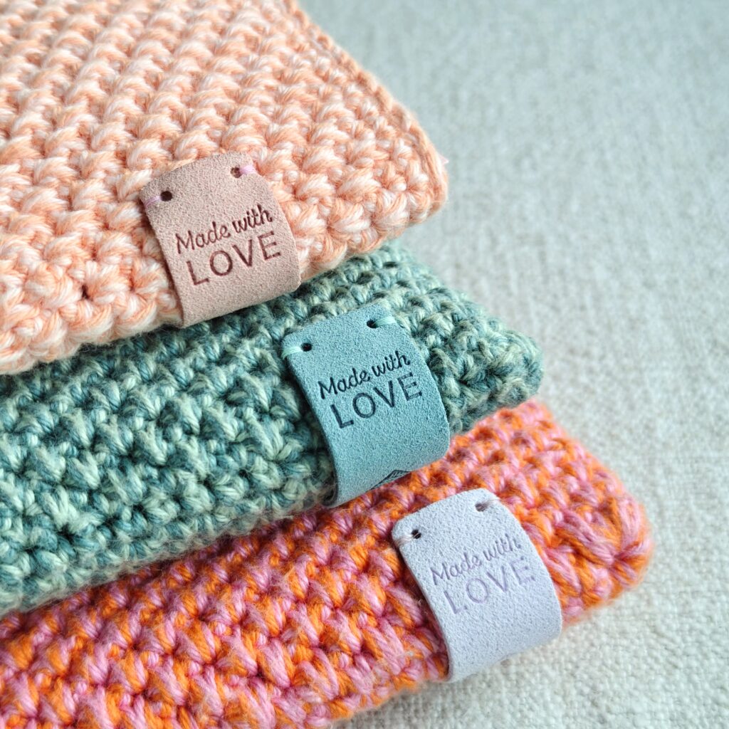 handgjorda virkade nesessärer